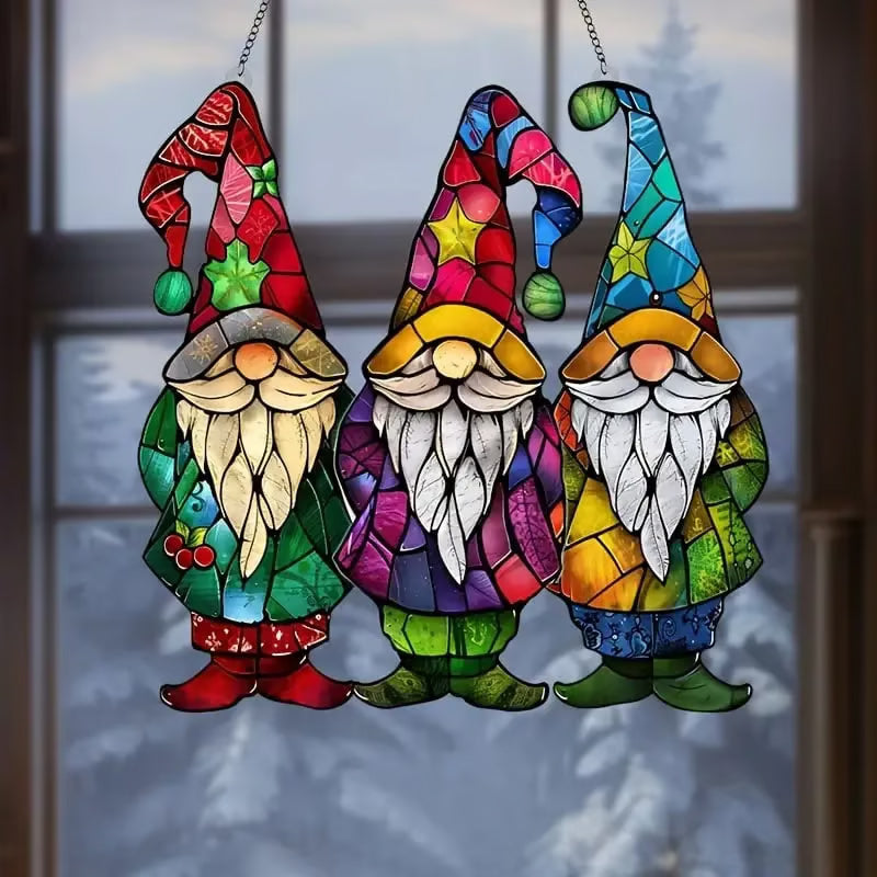 Gnomes Christmas Hanging Ornament