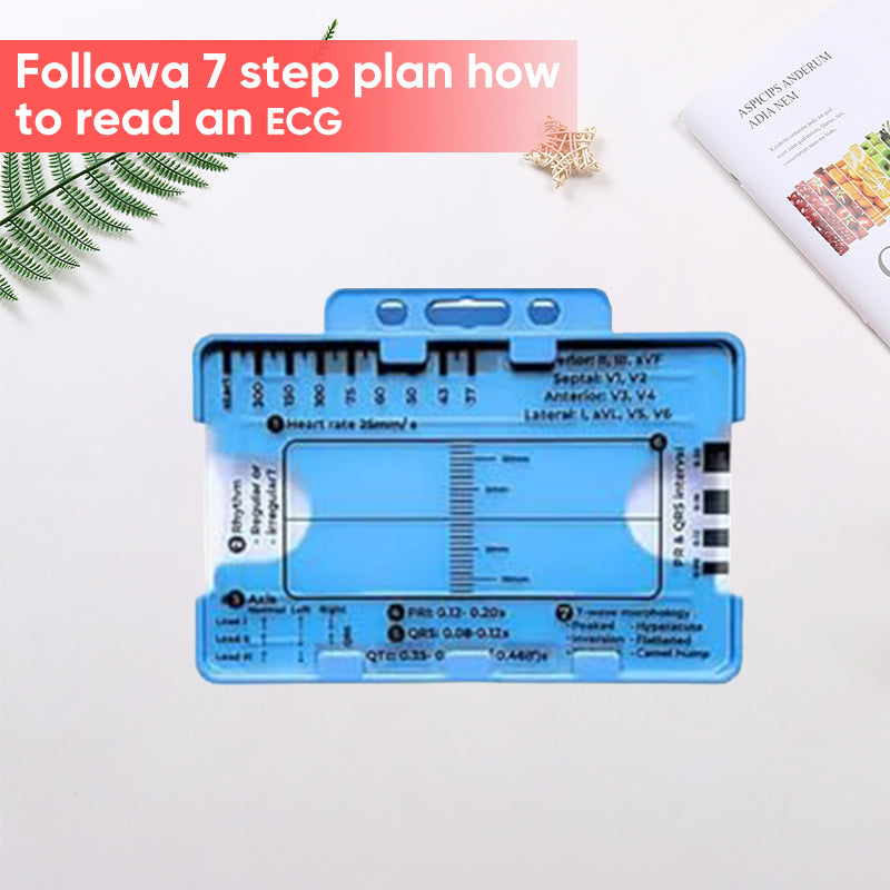 ECG 7 Step Ruler