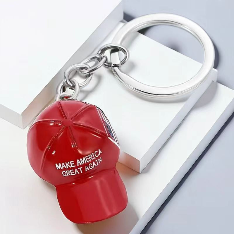 Hip Hop Baseball Cap Keychain