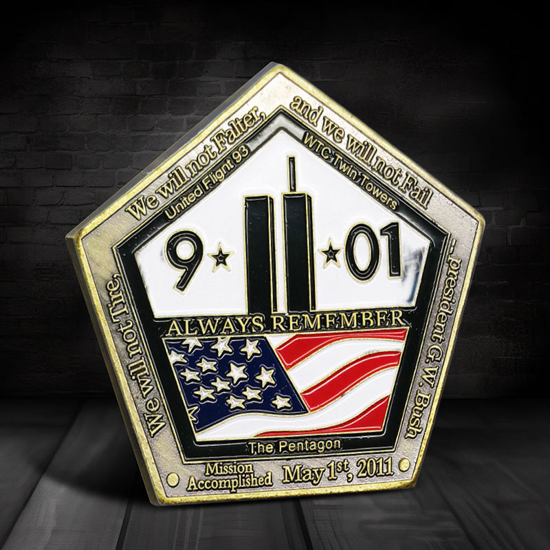 September 11th Mission Accomplished Challenge Coin