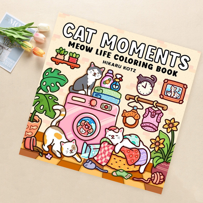 Cat Coloring Book (40 pages)