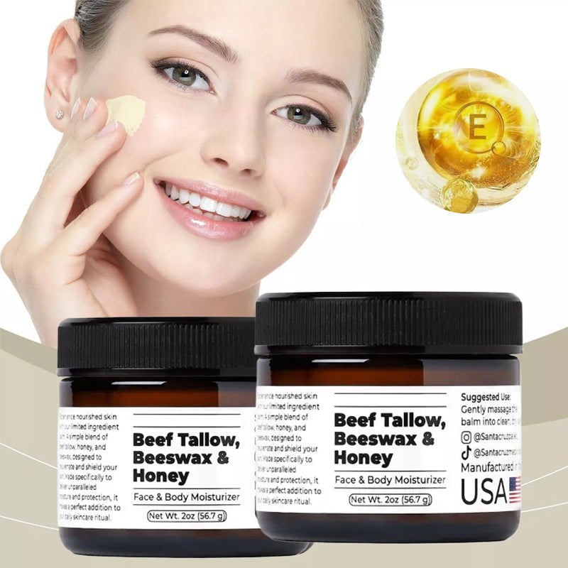 Beef Tallow Beeswax and Honey Moisturizer