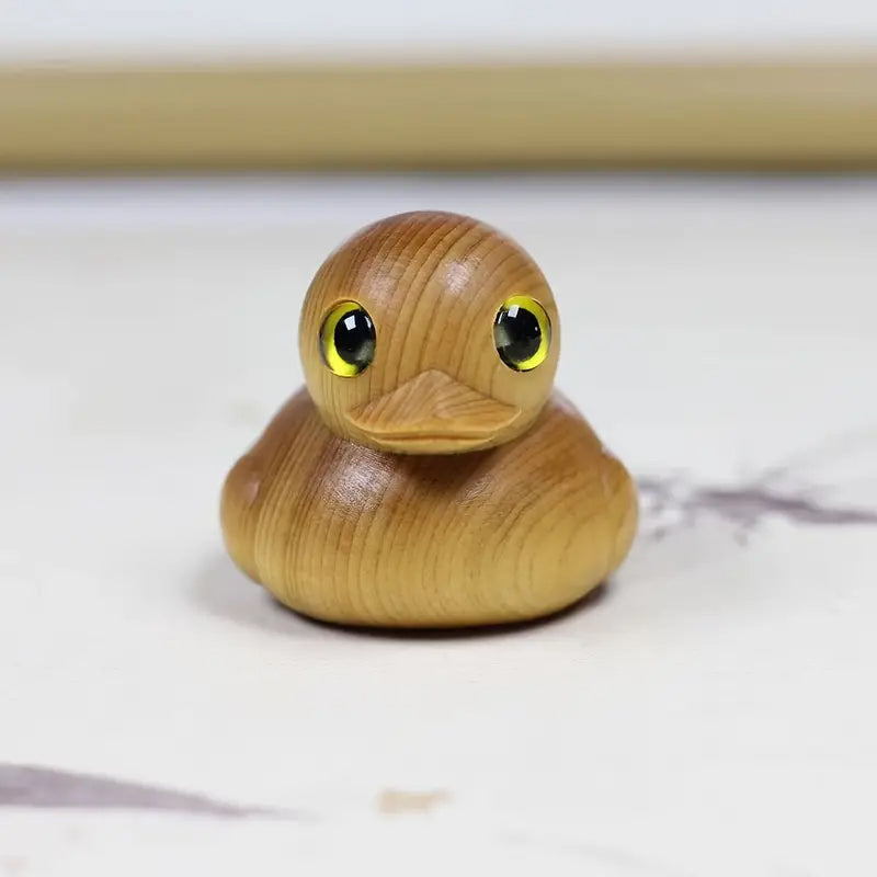 Handmade Wooden Rubber Duck