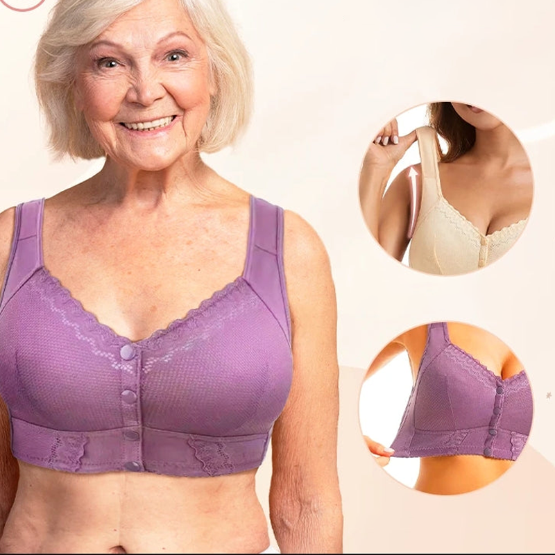 Front Closure Breathable Bra