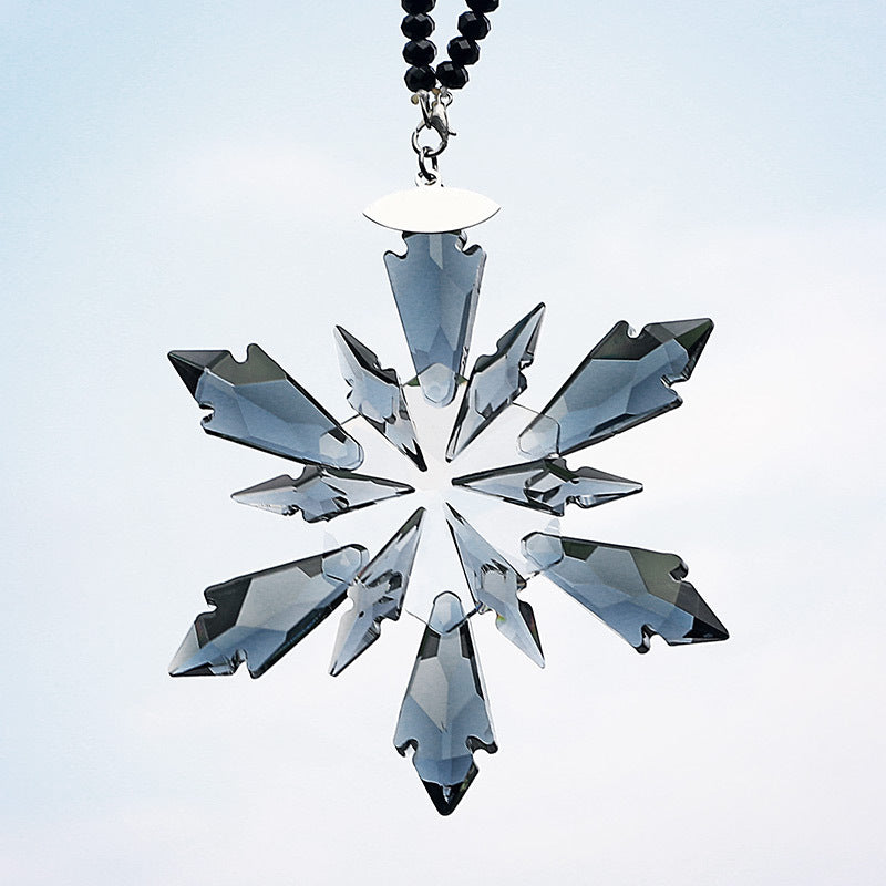 Crystal Snowflake Suncatcher