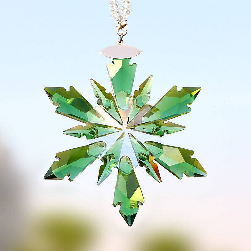 Crystal Snowflake Suncatcher