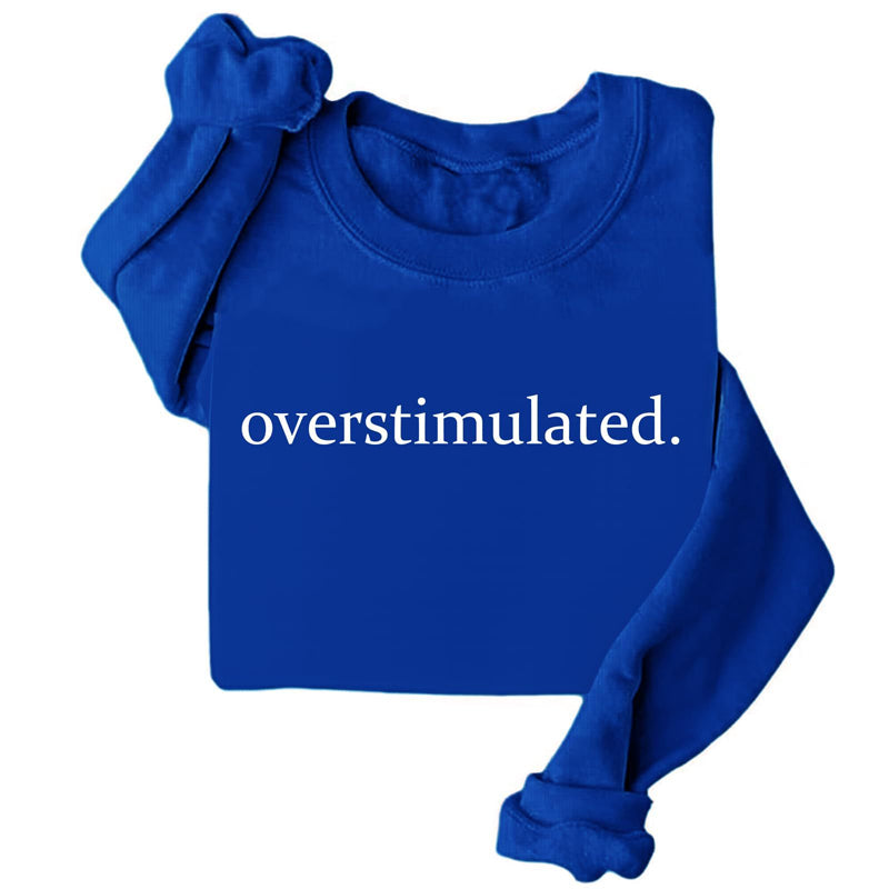 Overstimulated Embroidered Sweatshirt