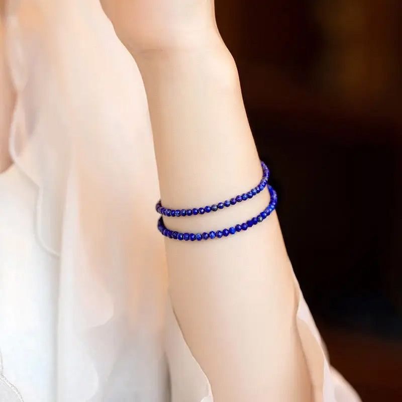 Blue Crystal Dainty Bracelet