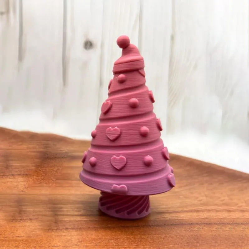 3D Printed Christmas Tree Stasher Ornament