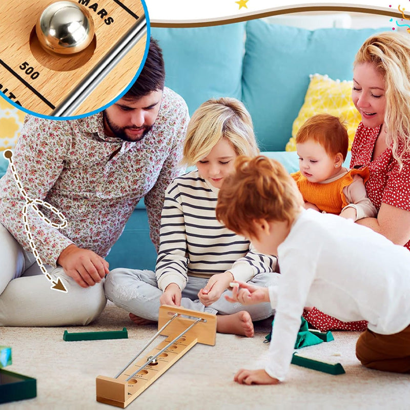 Wooden Balancing Ball Game