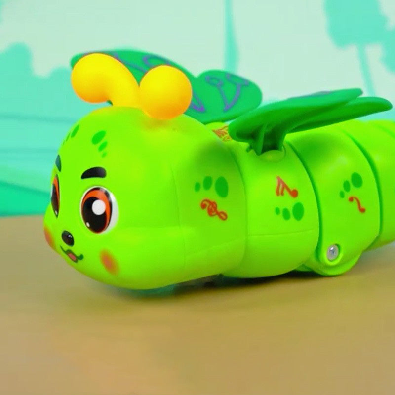 Children's Electric Caterpillar Musical Toys with Wings