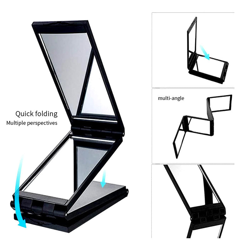 Multi Angle Folding Mirror for Self Haircutting - Head Back View Available