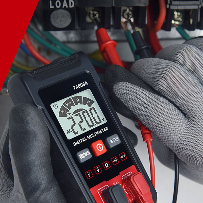 Compact Digital Multimeter Tester with Automatic Recognition