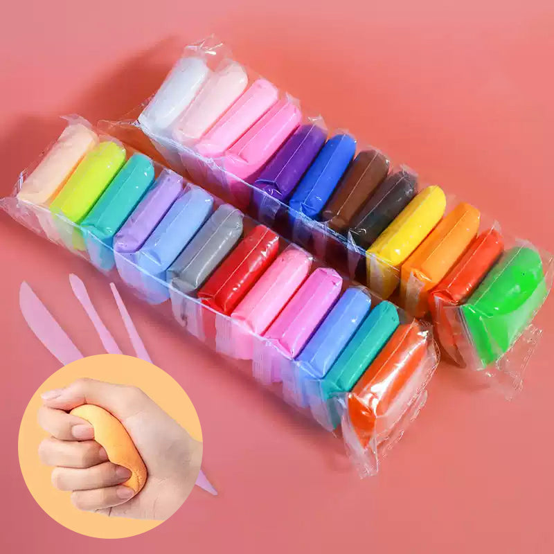 Ultra Light Air Dry Clay Set with Sculpting Tools