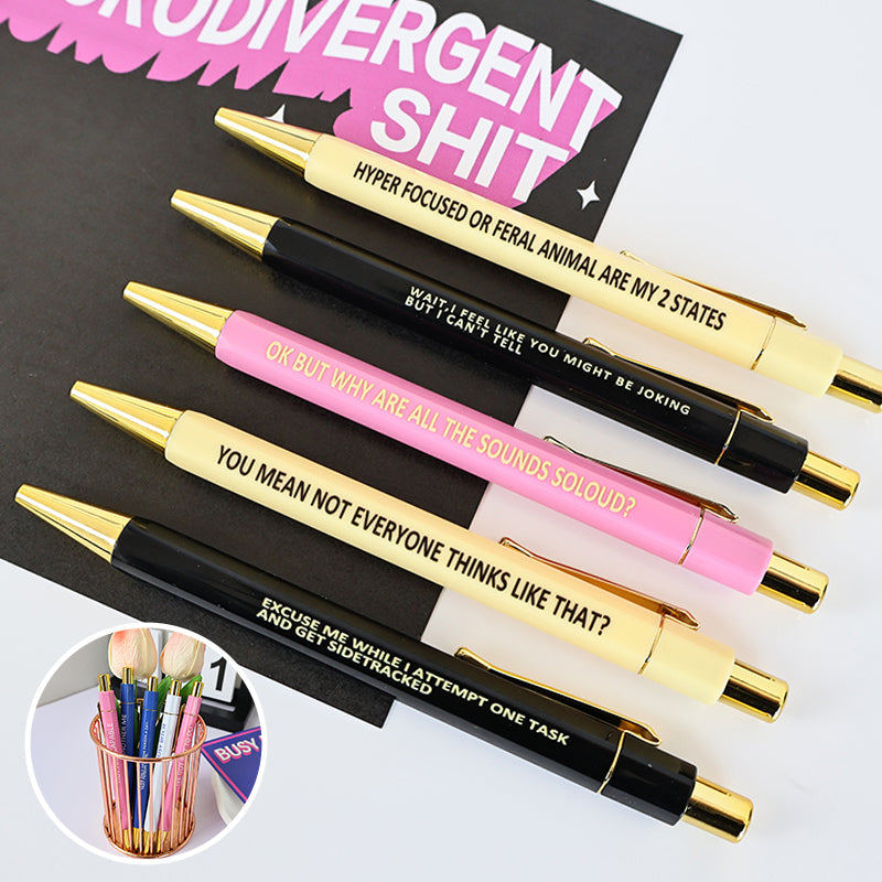 Funny Five Pen Set