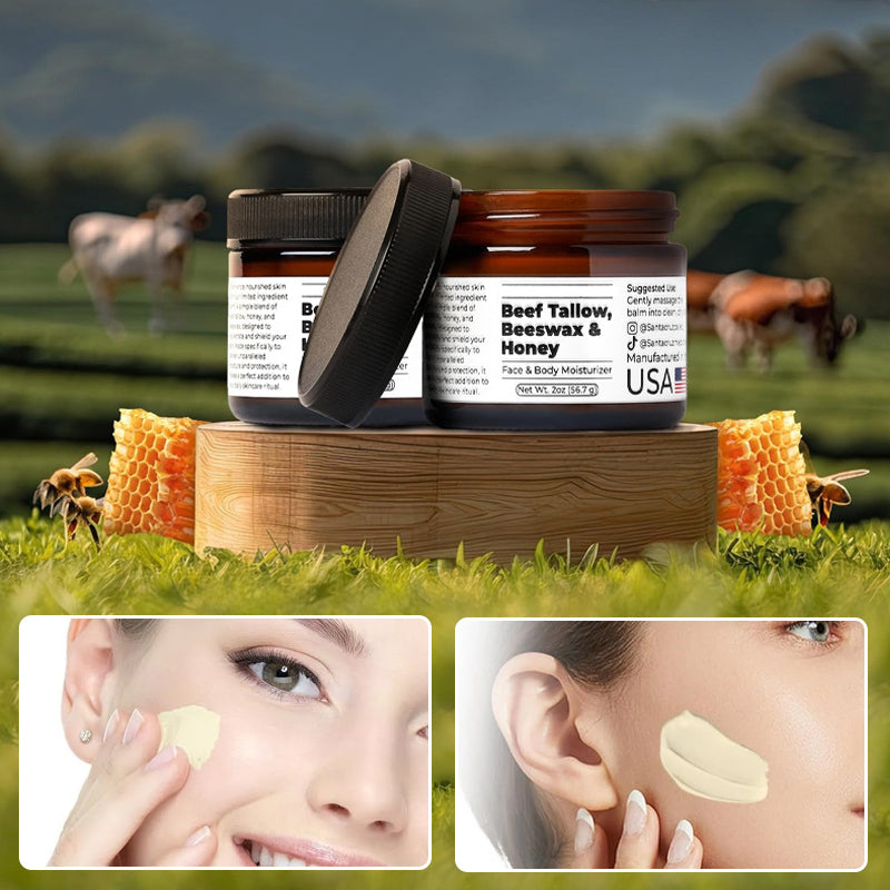 Beef Tallow Beeswax and Honey Moisturizer