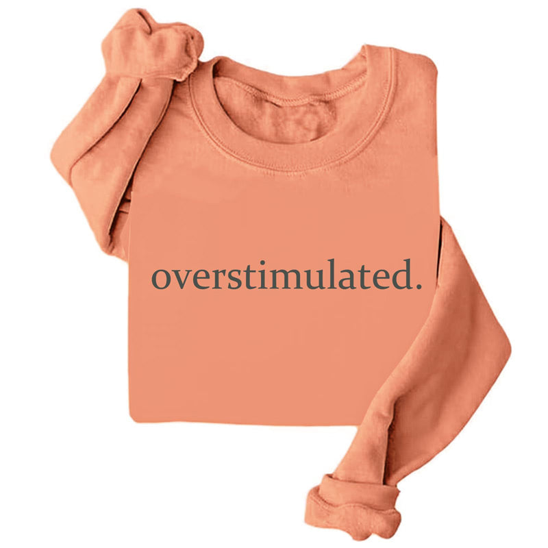 Overstimulated Embroidered Sweatshirt