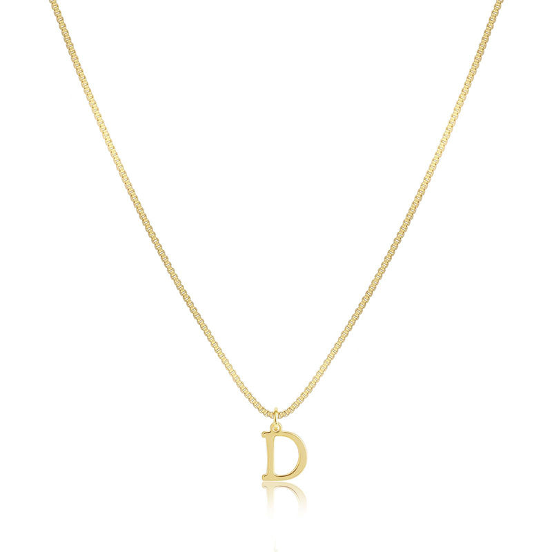 Initial Dainty Necklace for Women