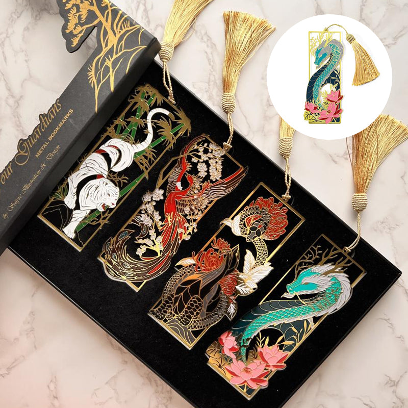 Four Guardians Metal Bookmark Box Set