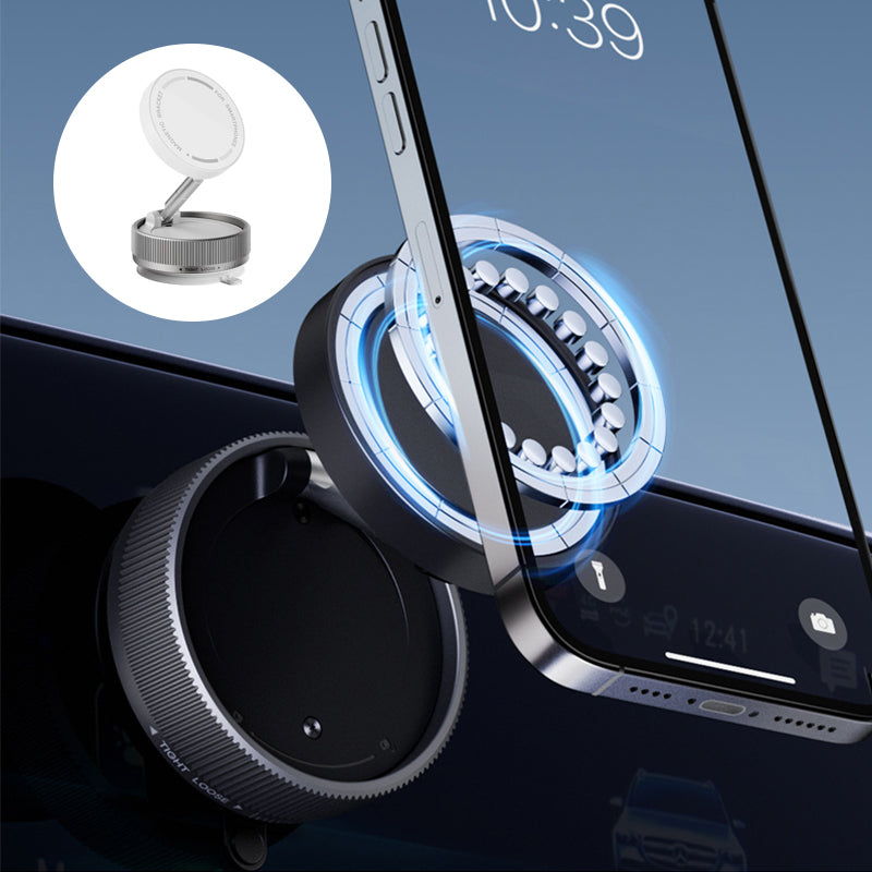 🚗📱Vacuum Phone Mount with One-Step Lock