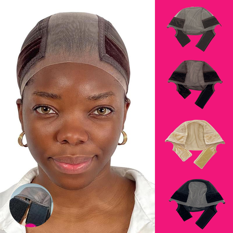 Wig Cap with Grip Band for Keeping Wigs in Place