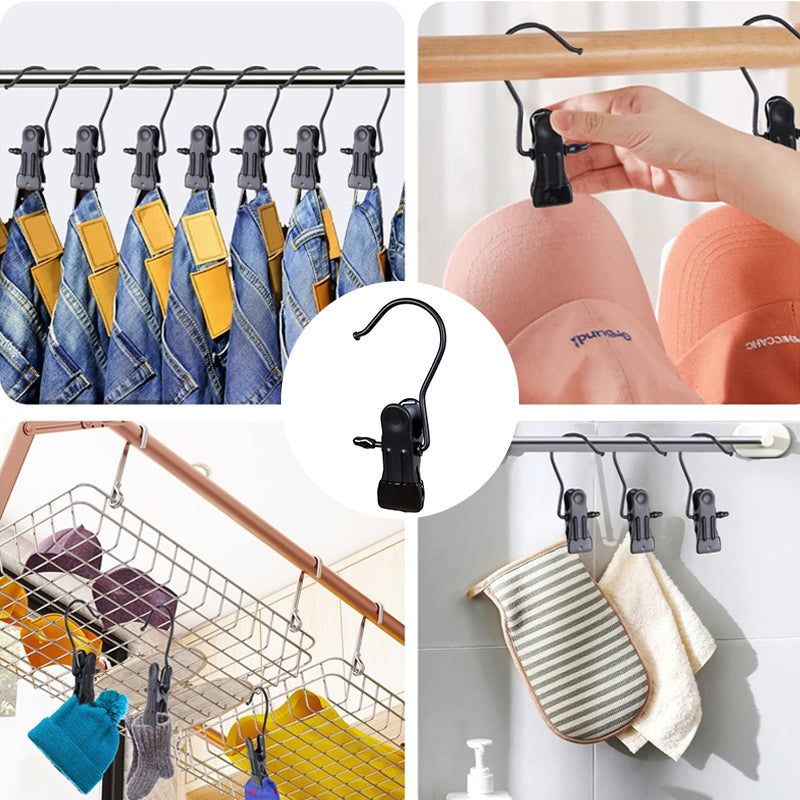 Space Saving Portable Travel Hangers Clips