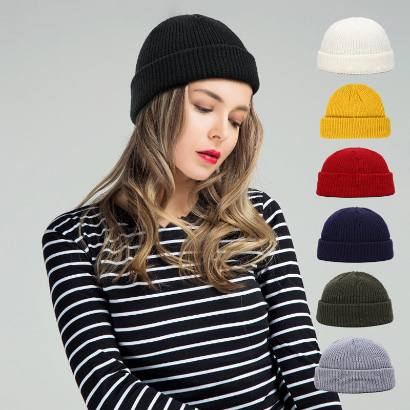 Short Knit Cuff Beanie Trawler Beanie