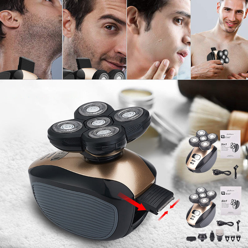 5 in 1 Multifunctional 4D Electric Shaver