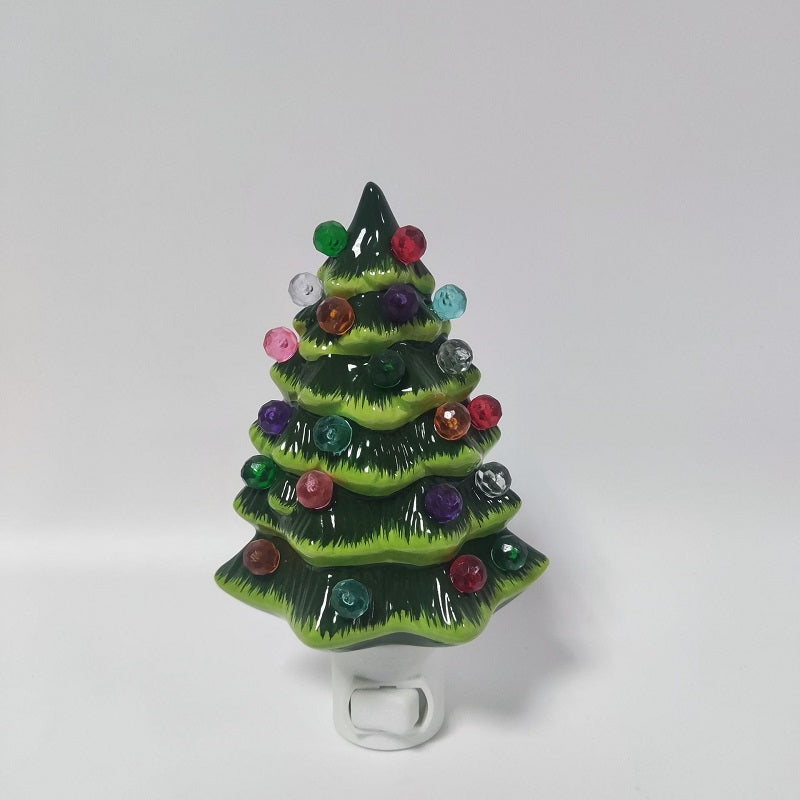 Ceramic Christmas Tree Night Light