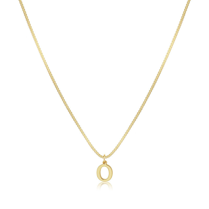 Initial Dainty Necklace for Women