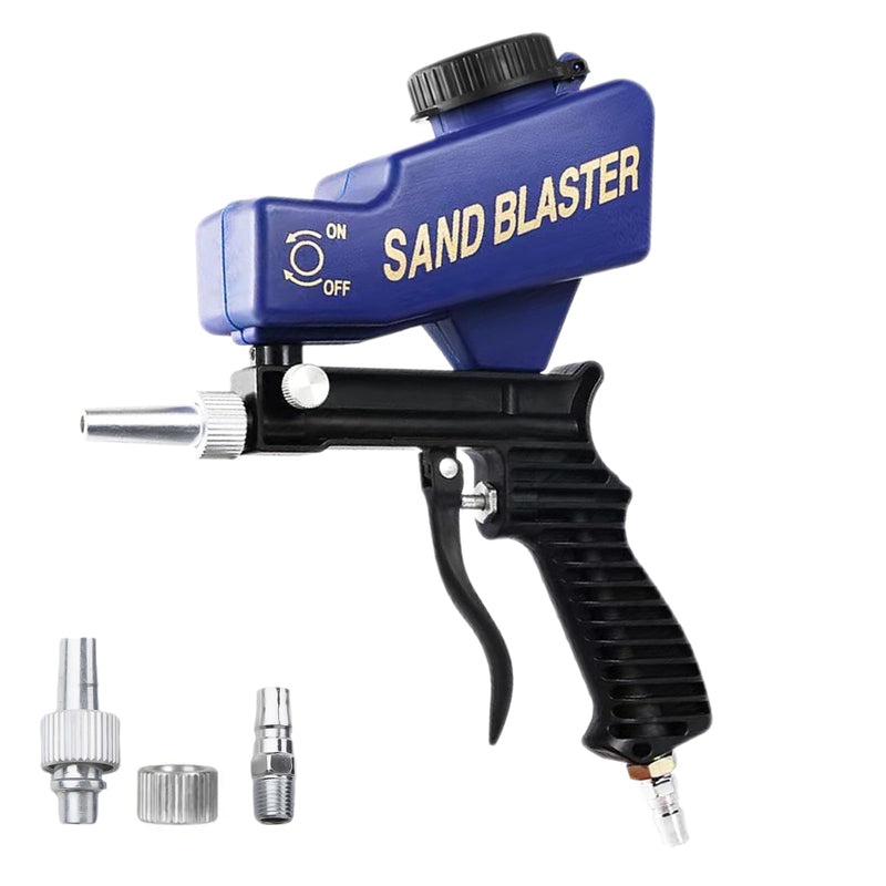 Portable Anti-Slip Handheld Sand Blaster with Nozzle