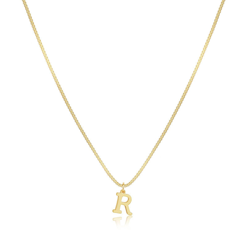 Initial Dainty Necklace for Women