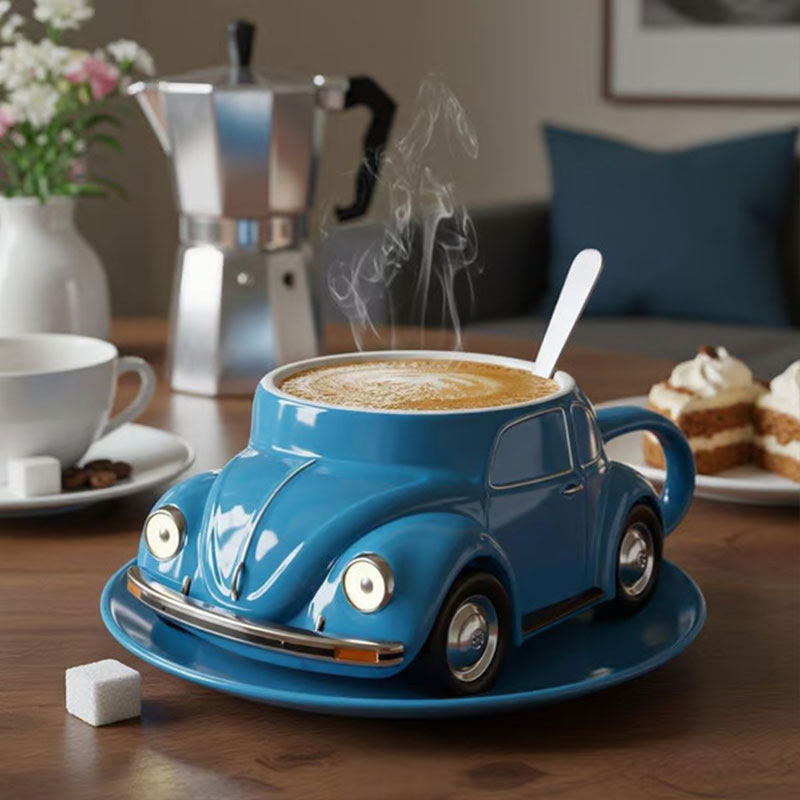 Beetle-Shaped Coffee Mug