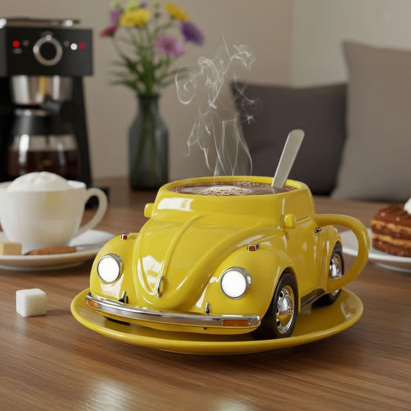 Beetle-Shaped Coffee Mug