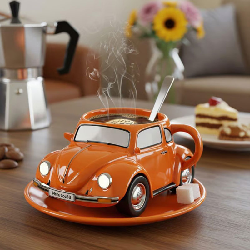 Beetle-Shaped Coffee Mug