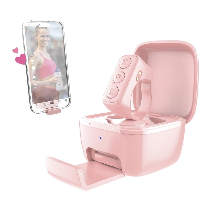 Scrolling Ring Bluetooth Remote Control with Phone holder