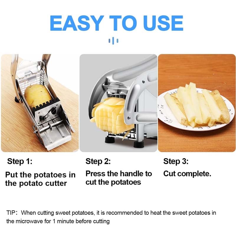 Wooden Handle Potato Chips Slicer