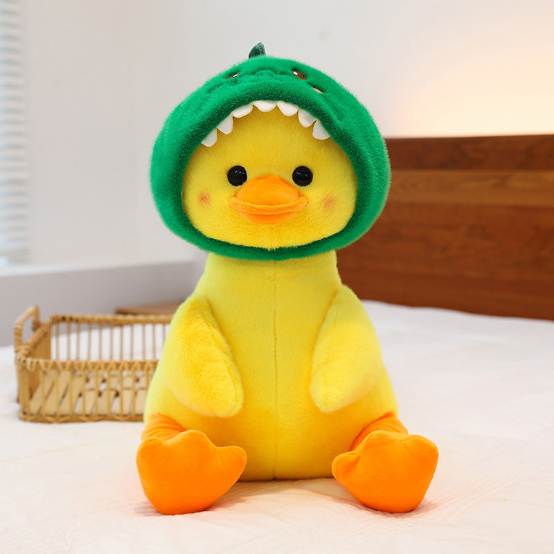 Cartoon Yellow Duck Stuffed Animal