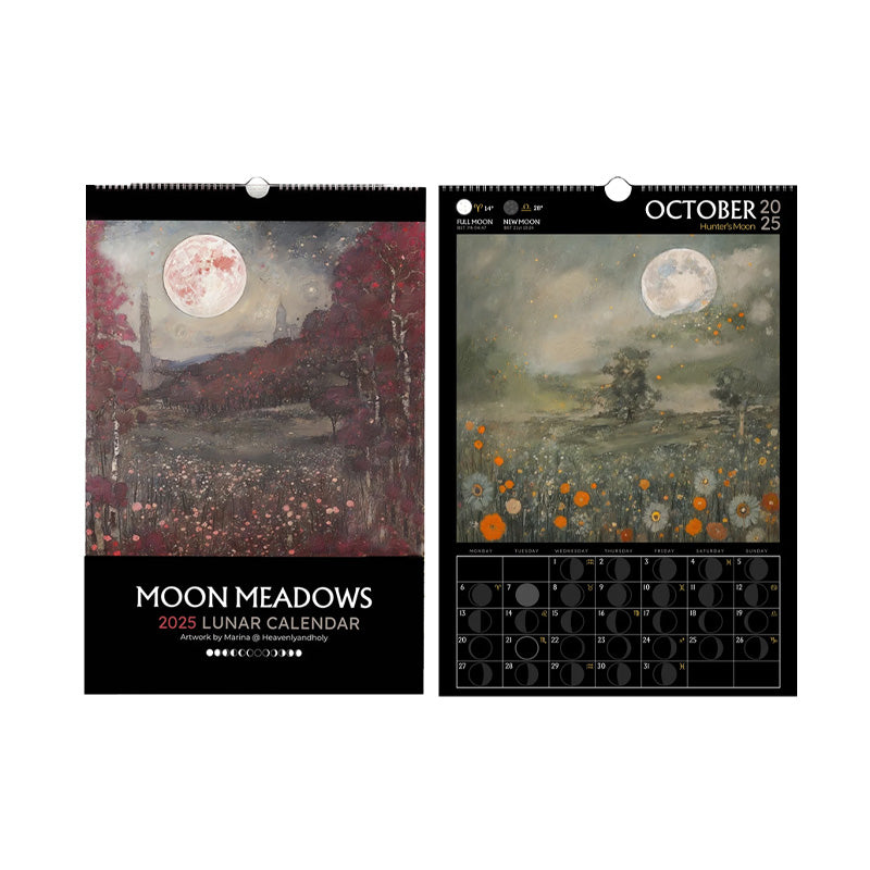 2025 Moon Phase and Zodiac Calendar