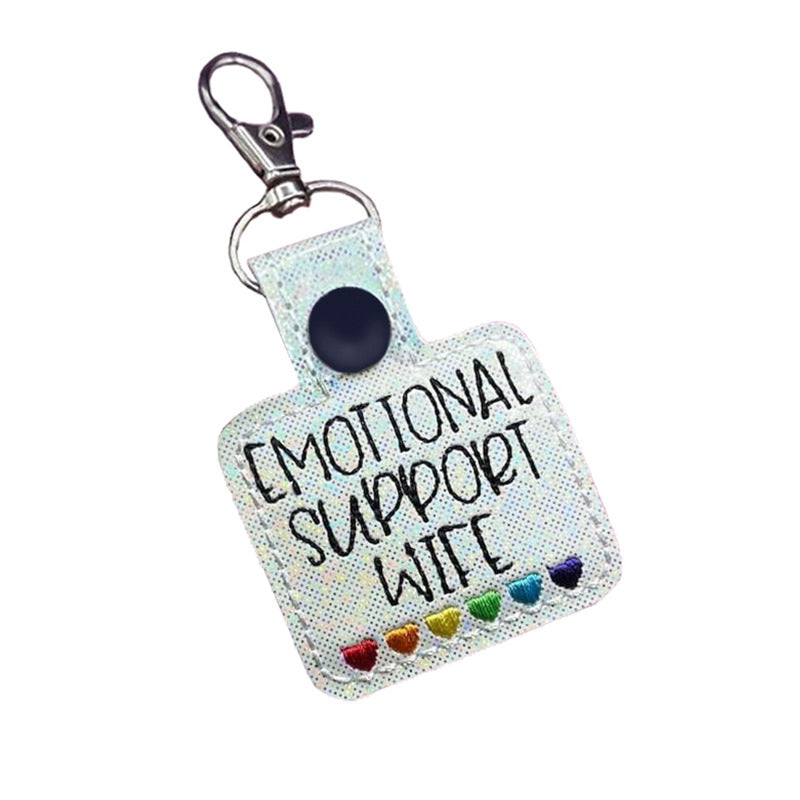 Emotional Support Coworker Keychain