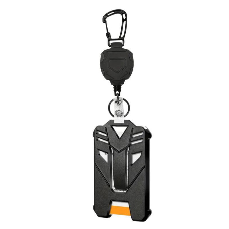 Retractable Badge Holder with Carabiner Clip