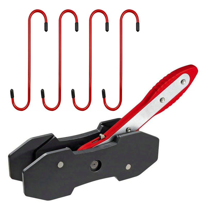 Ratchet Brake Caliper Tool (With 4 Hook Attachments)