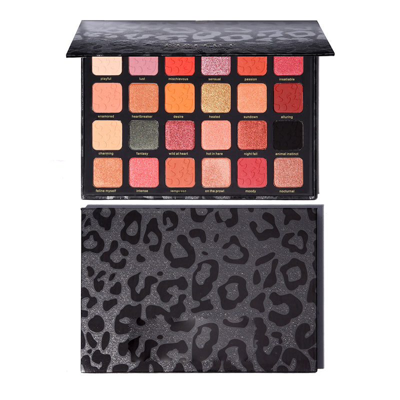 24-color leopard eyeshadow palette