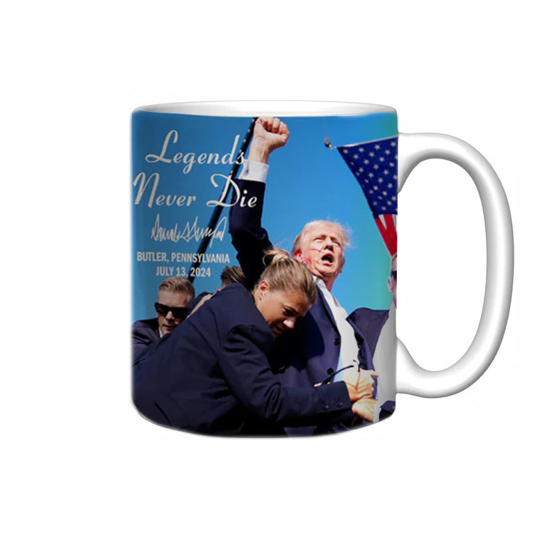 Legends Never Die - Trump Fight 2024 Mug