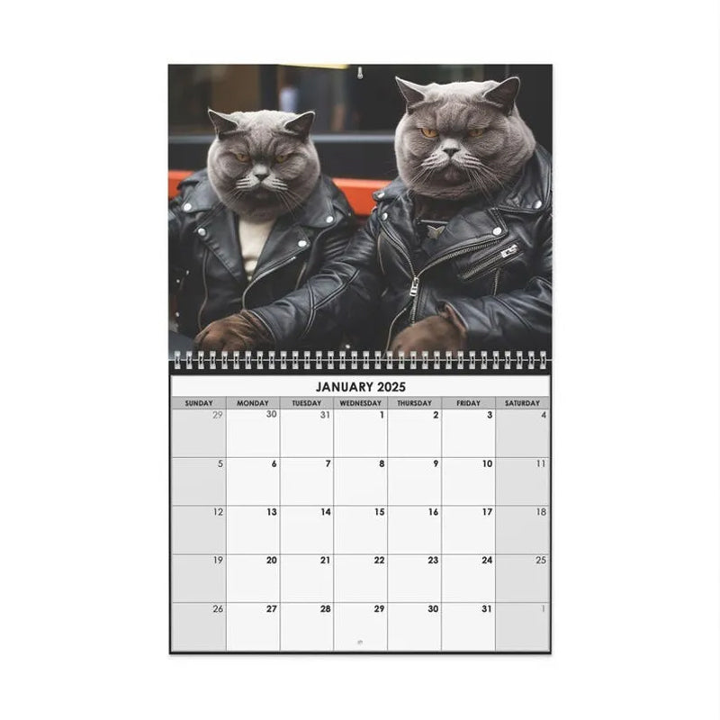 2025 Thug Cat Calendar