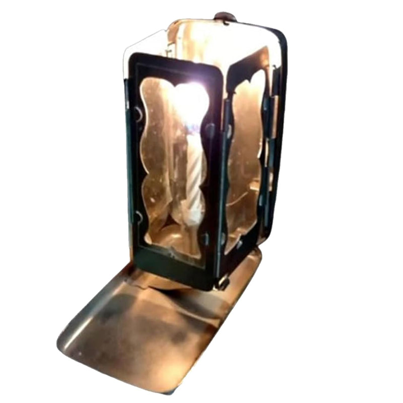 Folding pocket candle lantern