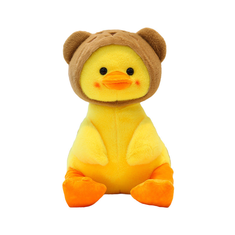 Cartoon Yellow Duck Stuffed Animal