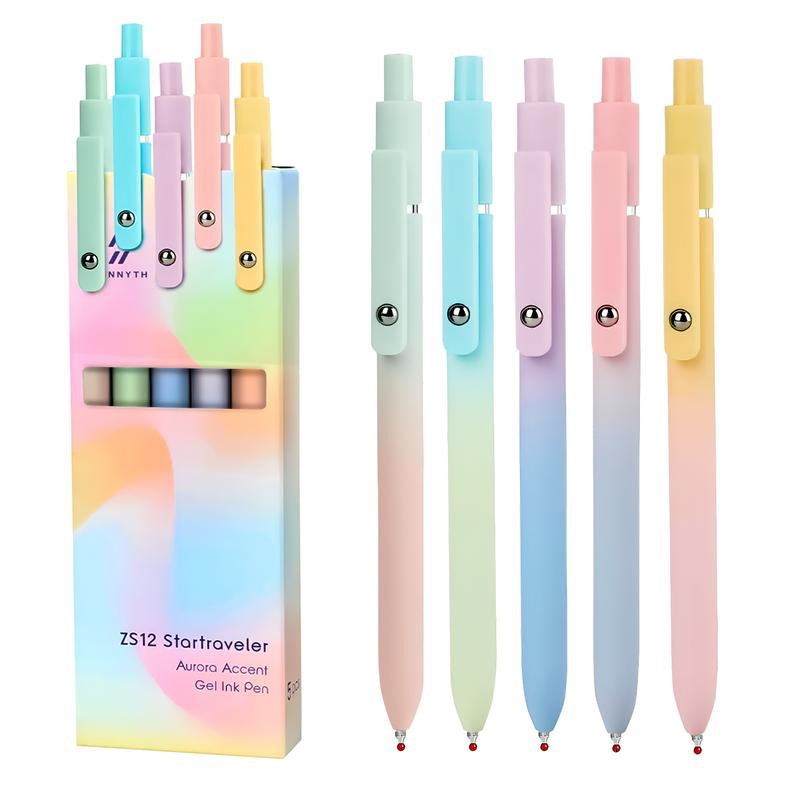 Color Push-Up Quick Dry Neutral Pen (5 PCS)