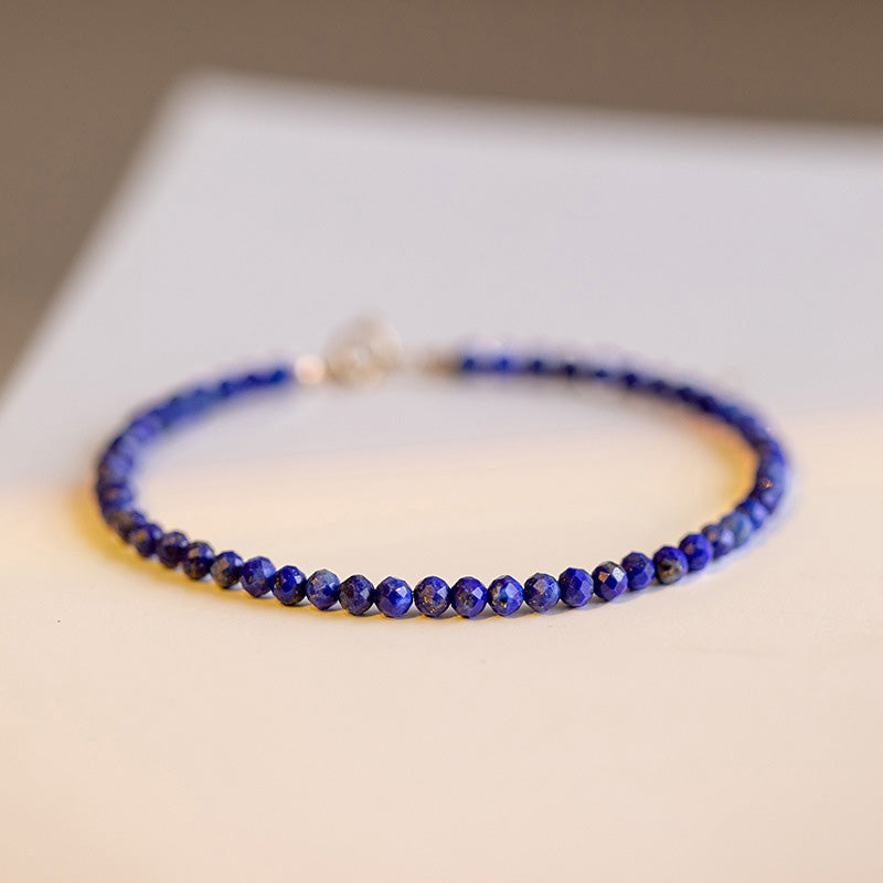 Blue Crystal Dainty Bracelet