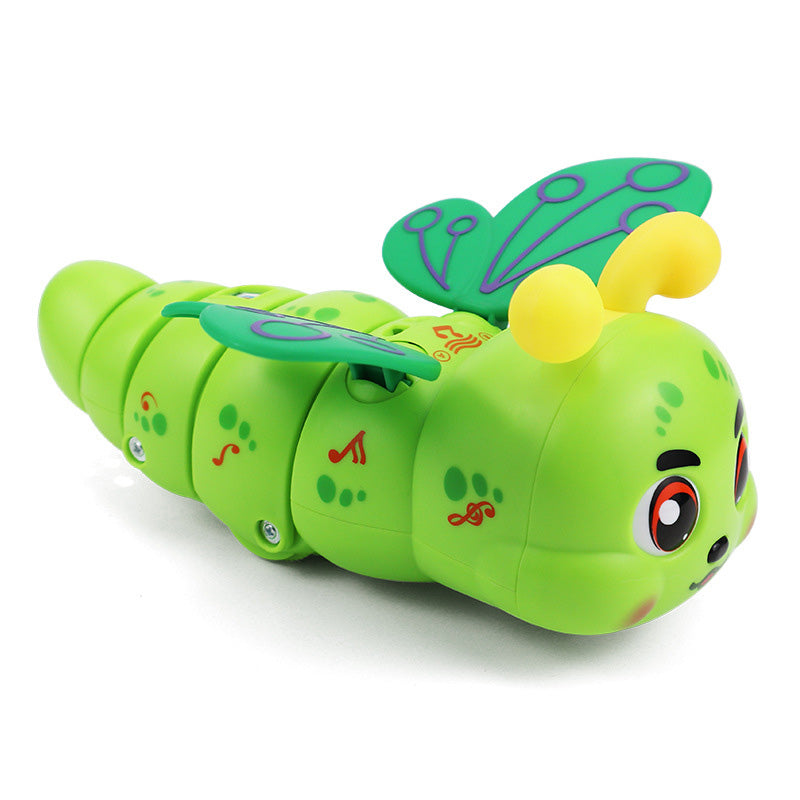 Children's Electric Caterpillar Musical Toys with Wings